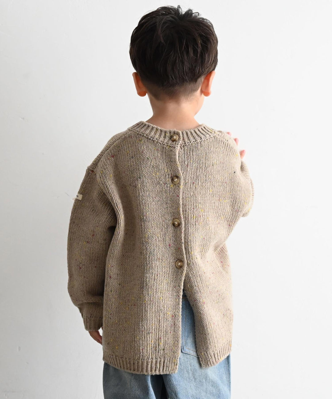 Color Nep Knit Sweater