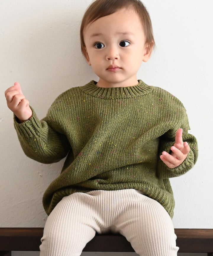 Color Nep Knit Sweater