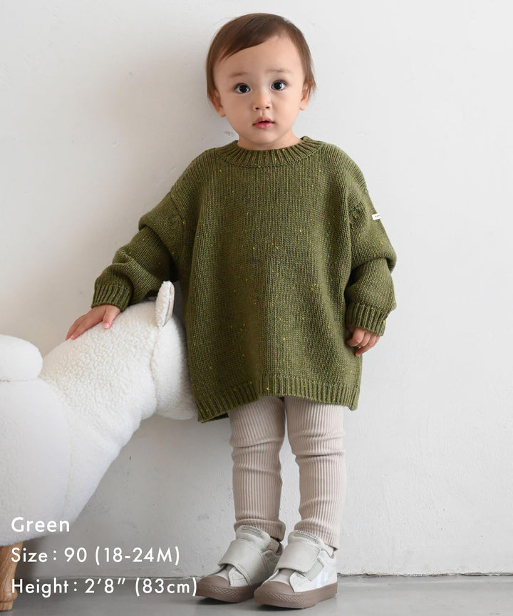 Color Nep Knit Sweater