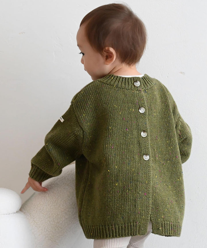 Color Nep Knit Sweater