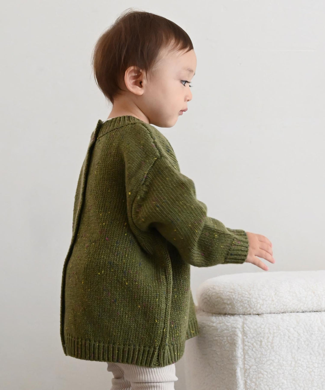Color Nep Knit Sweater