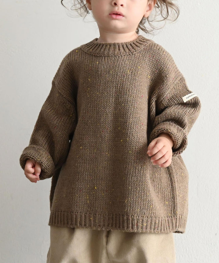 Color Nep Knit Sweater