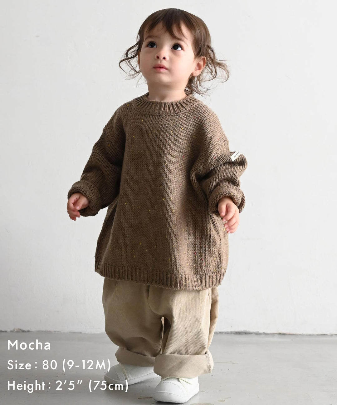 Color Nep Knit Sweater