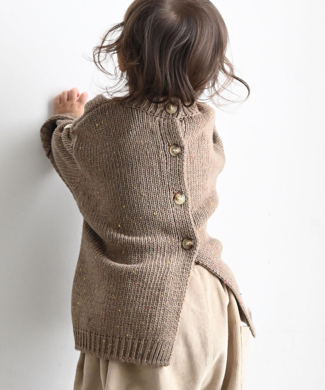 Color Nep Knit Sweater