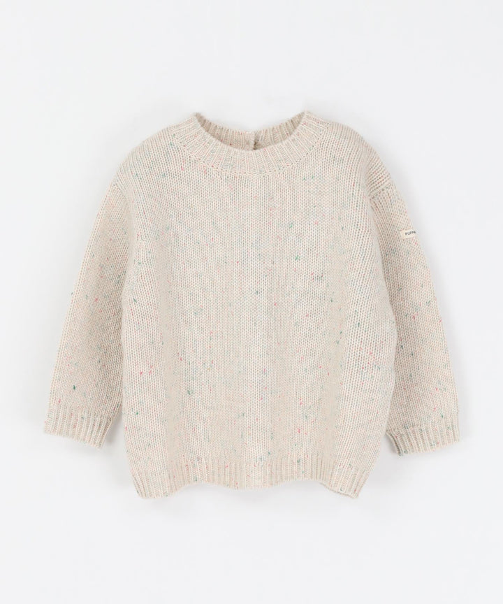 Color Nep Knit Sweater