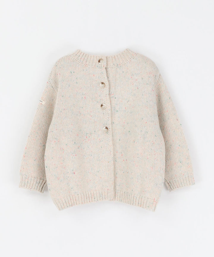 Color Nep Knit Sweater
