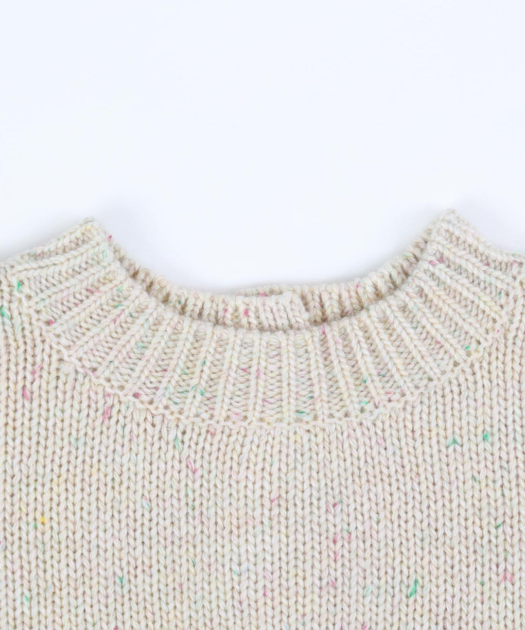 Color Nep Knit Sweater