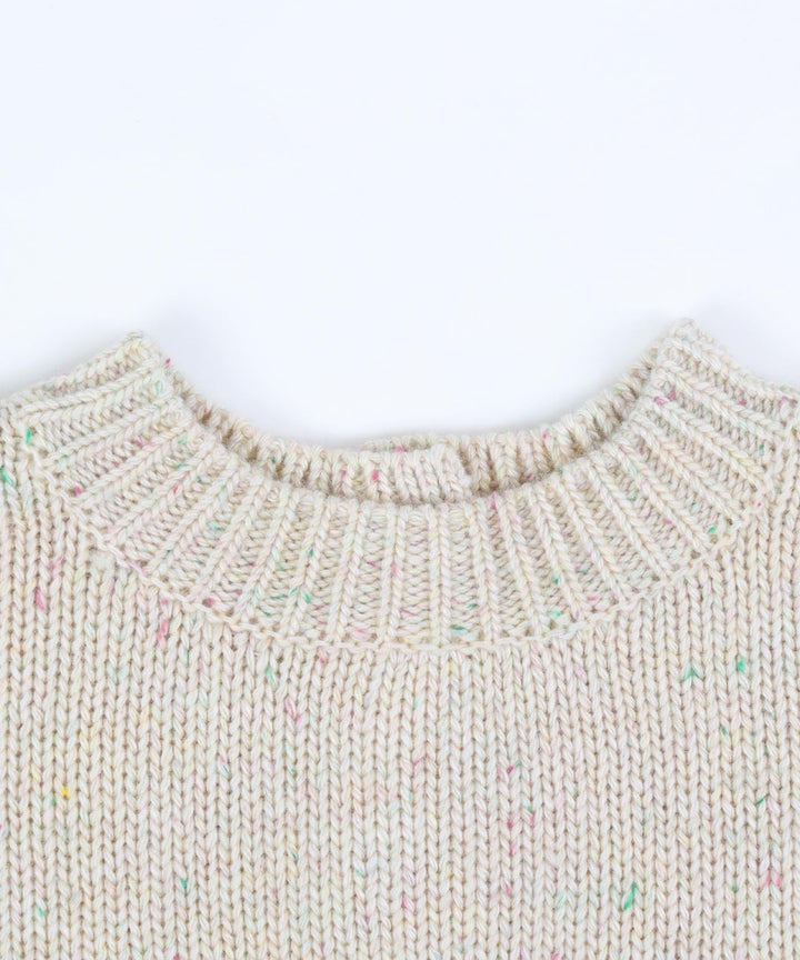 Color Nep Knit Sweater