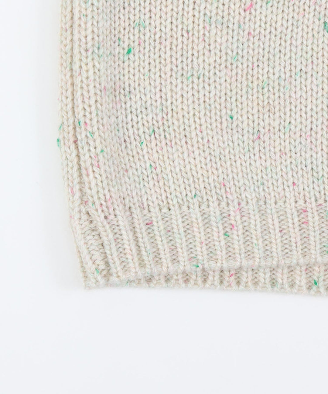 Color Nep Knit Sweater