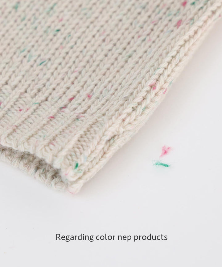 Color Nep Knit Sweater