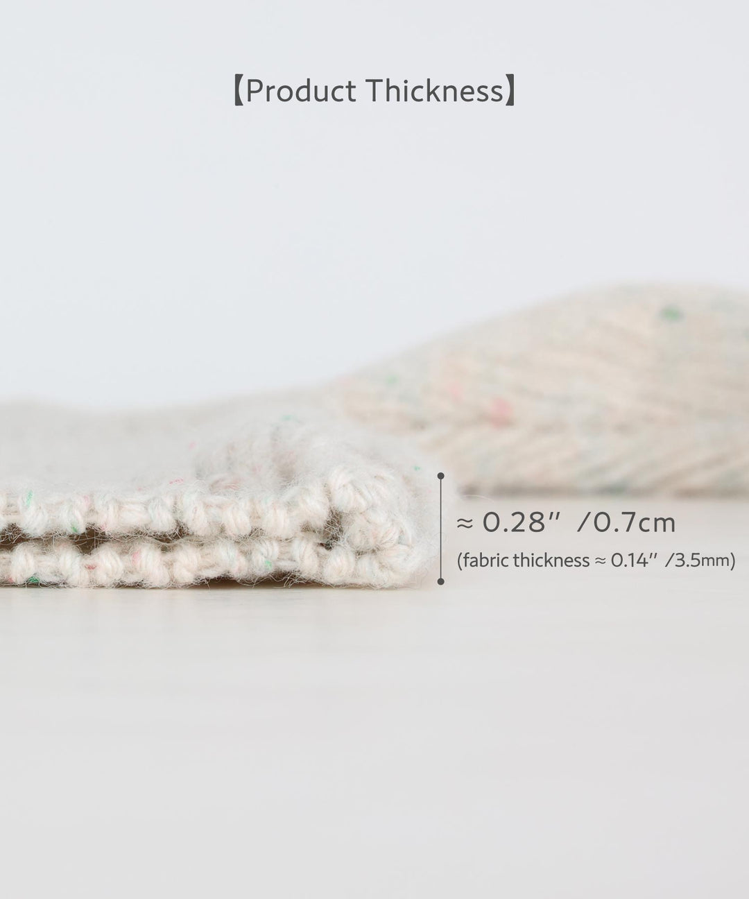 Color Nep Knit Sweater