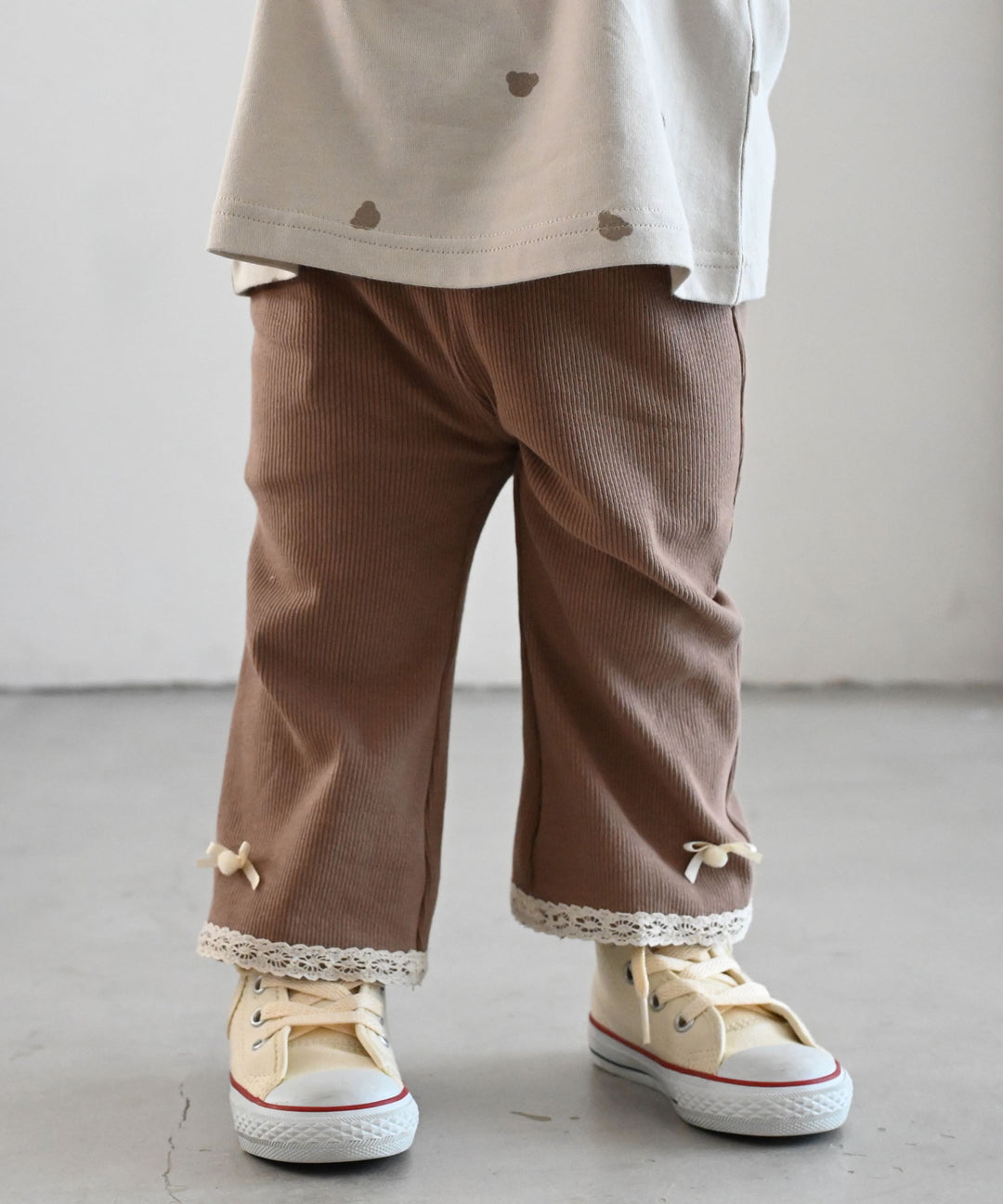 Ribbed Flare Pants