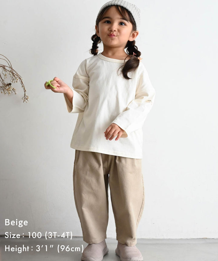 Pleated Corduroy Pants