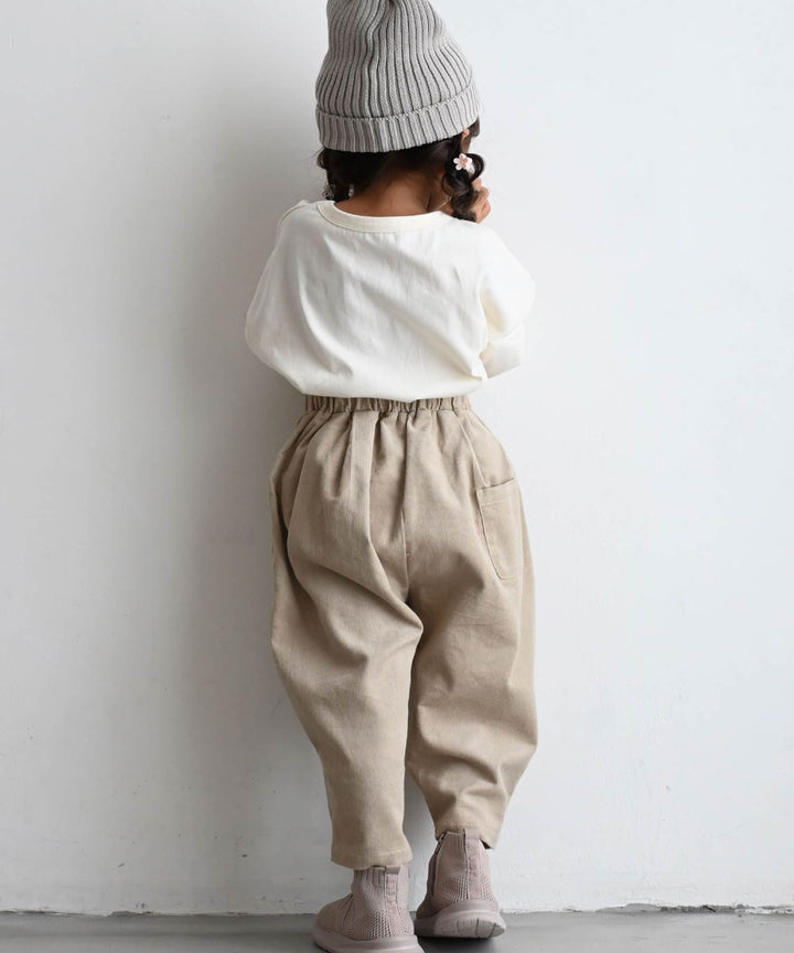 Pleated Corduroy Pants