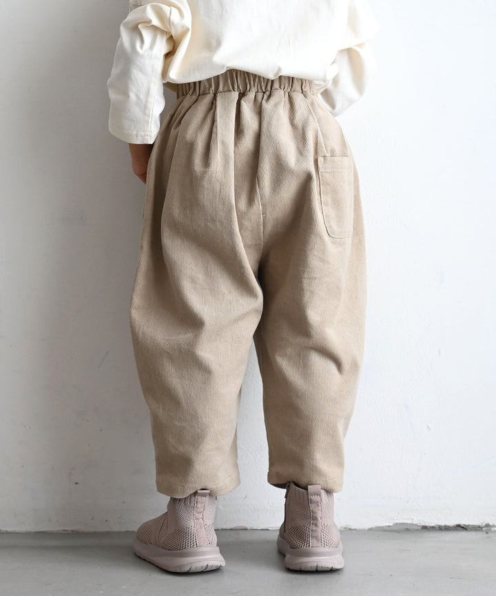 Pleated Corduroy Pants