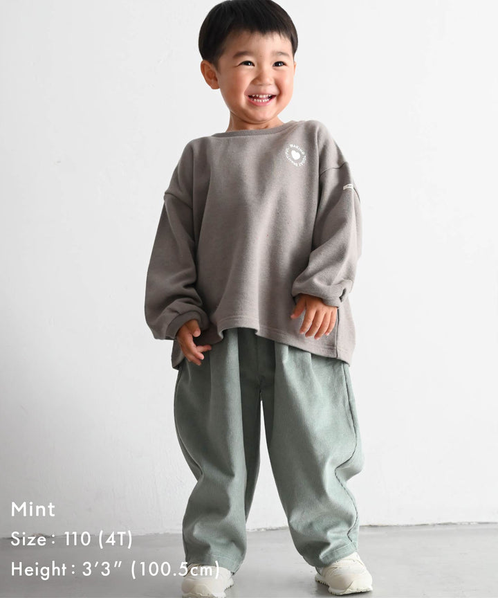 Pleated Corduroy Pants