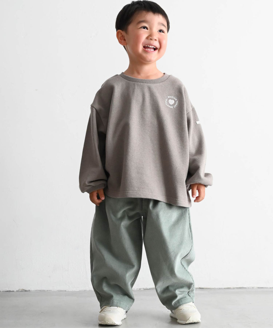 Pleated Corduroy Pants