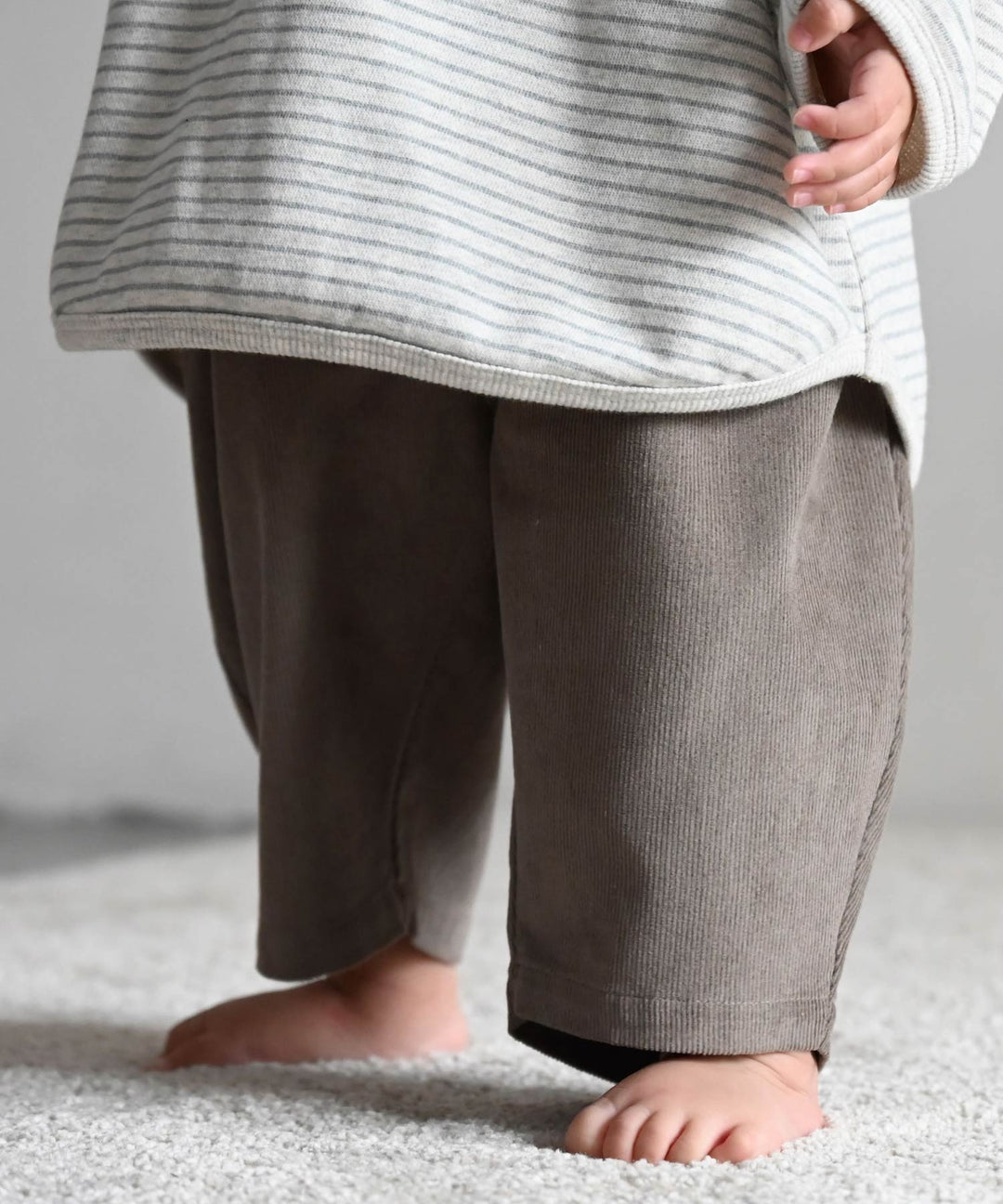 Pleated Corduroy Pants