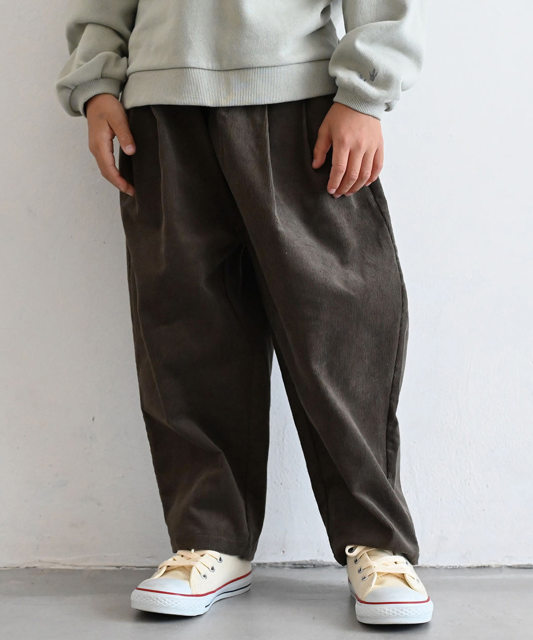 Pleated Corduroy Pants