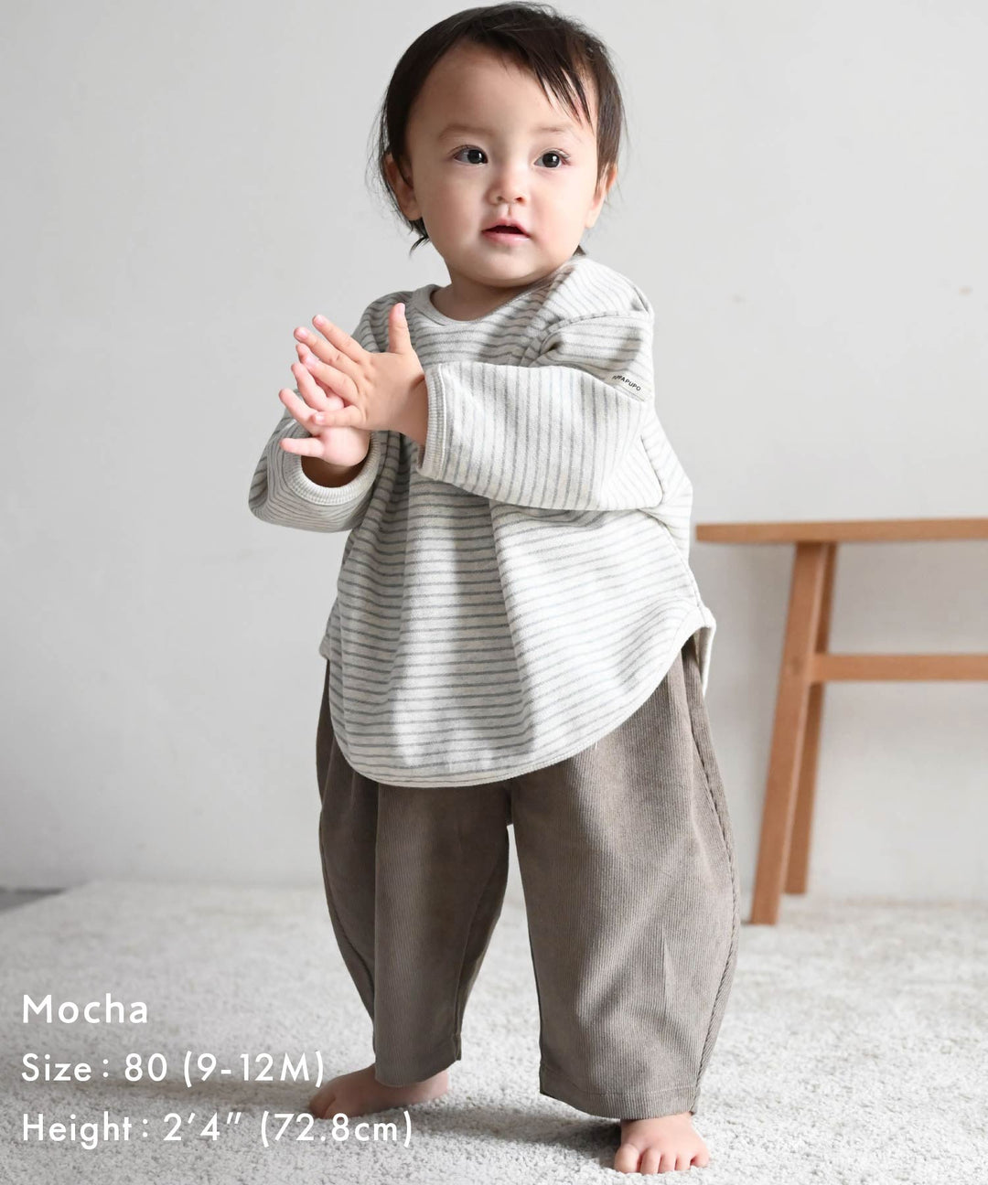 Pleated Corduroy Pants