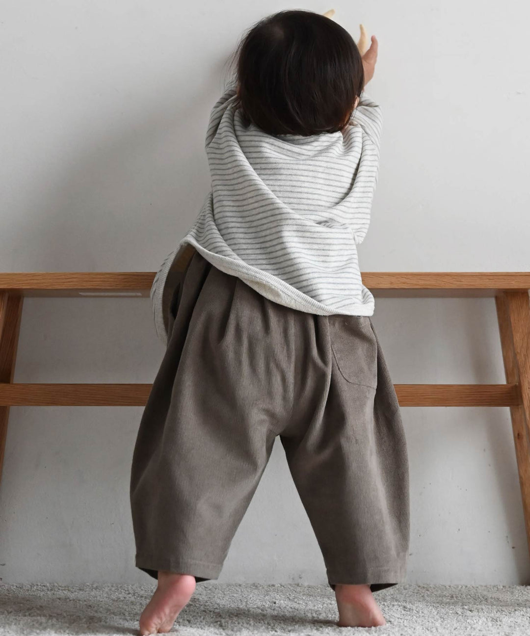 Pleated Corduroy Pants