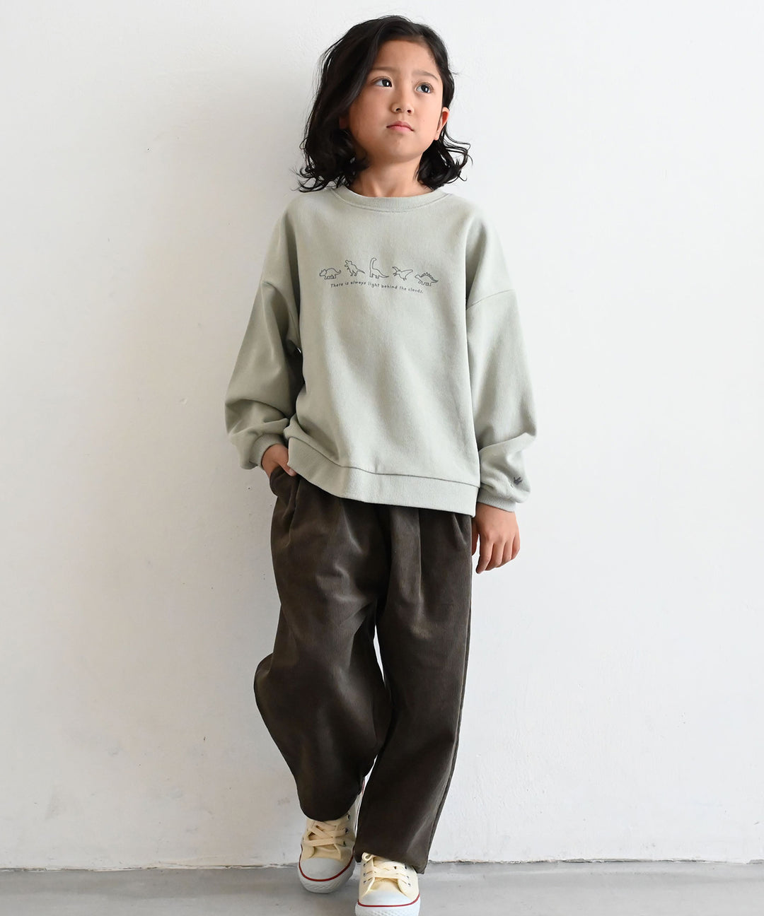 Pleated Corduroy Pants