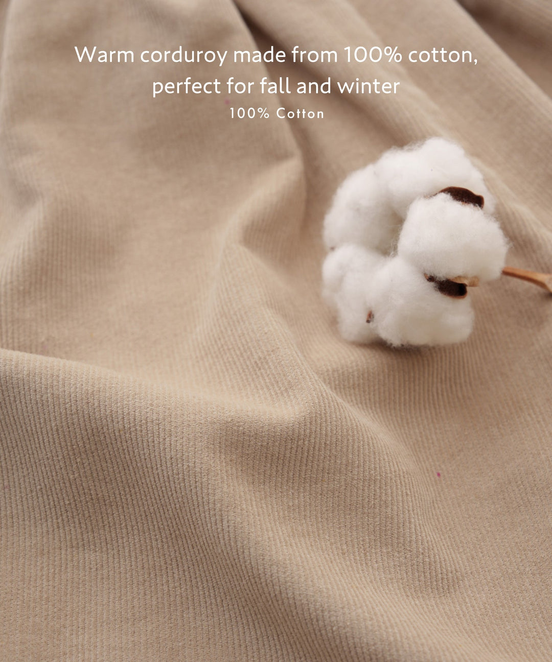 Pleated Corduroy Pants