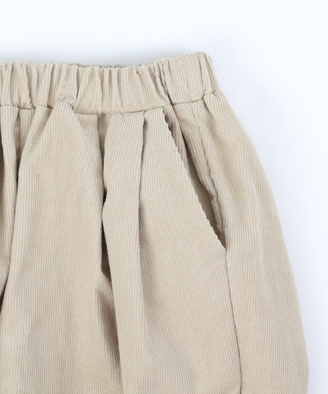 Pleated Corduroy Pants