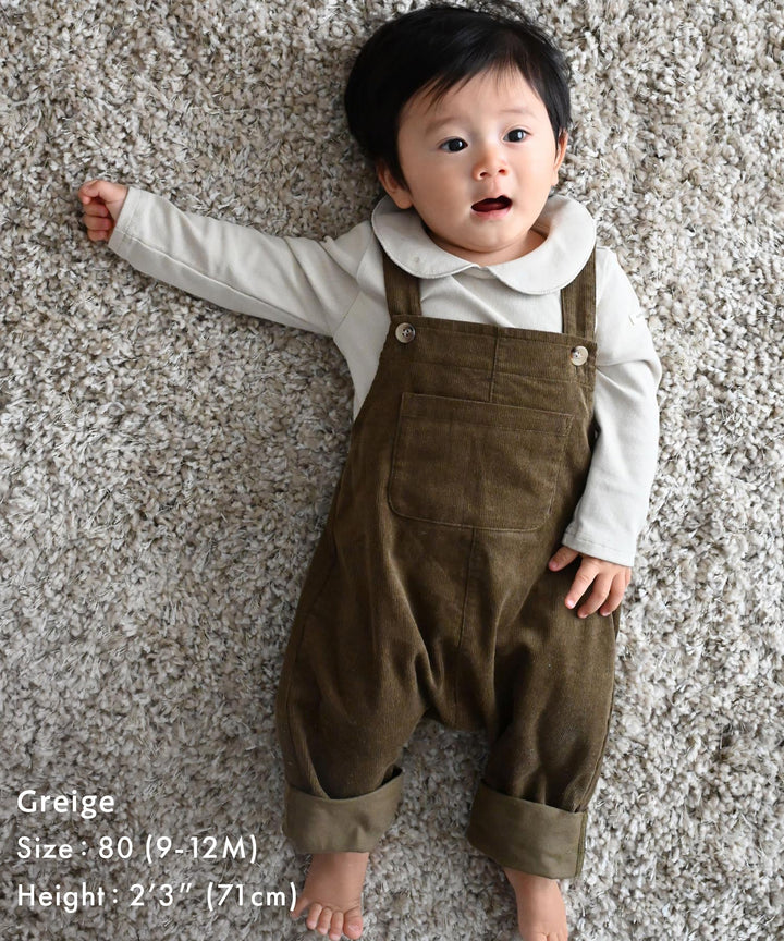 Long Sleeve Round Collar Romper