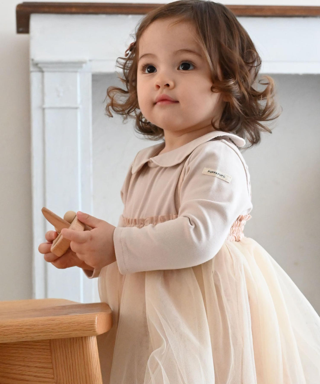 Long Sleeve Round Collar Romper