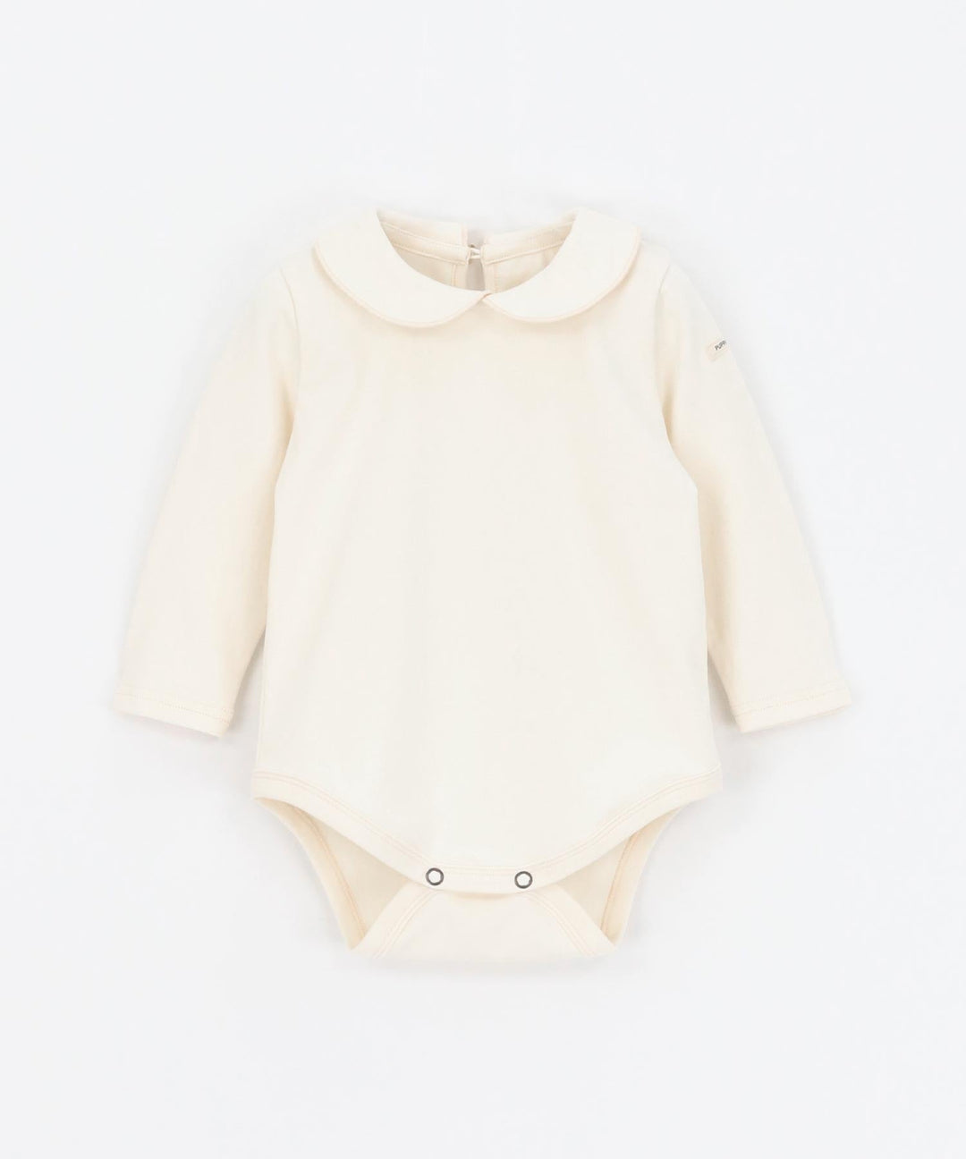 Long Sleeve Round Collar Romper