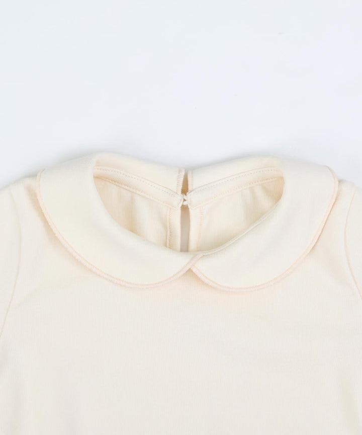 Long Sleeve Round Collar Romper