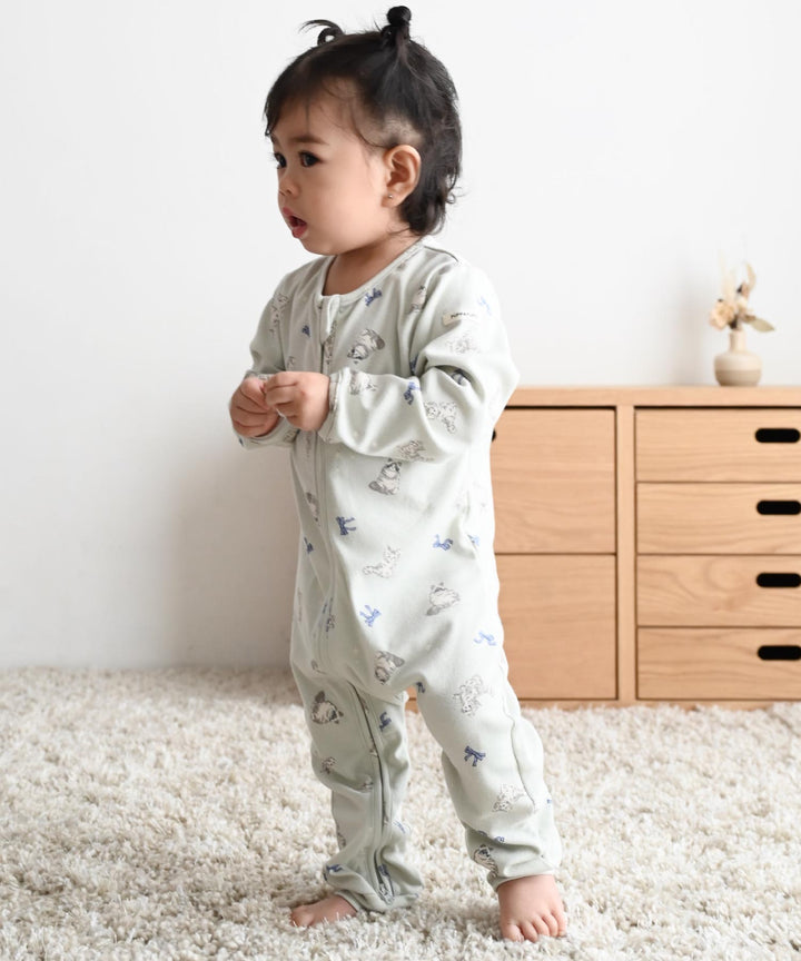 Double-Zip Long-Sleeve Coverall