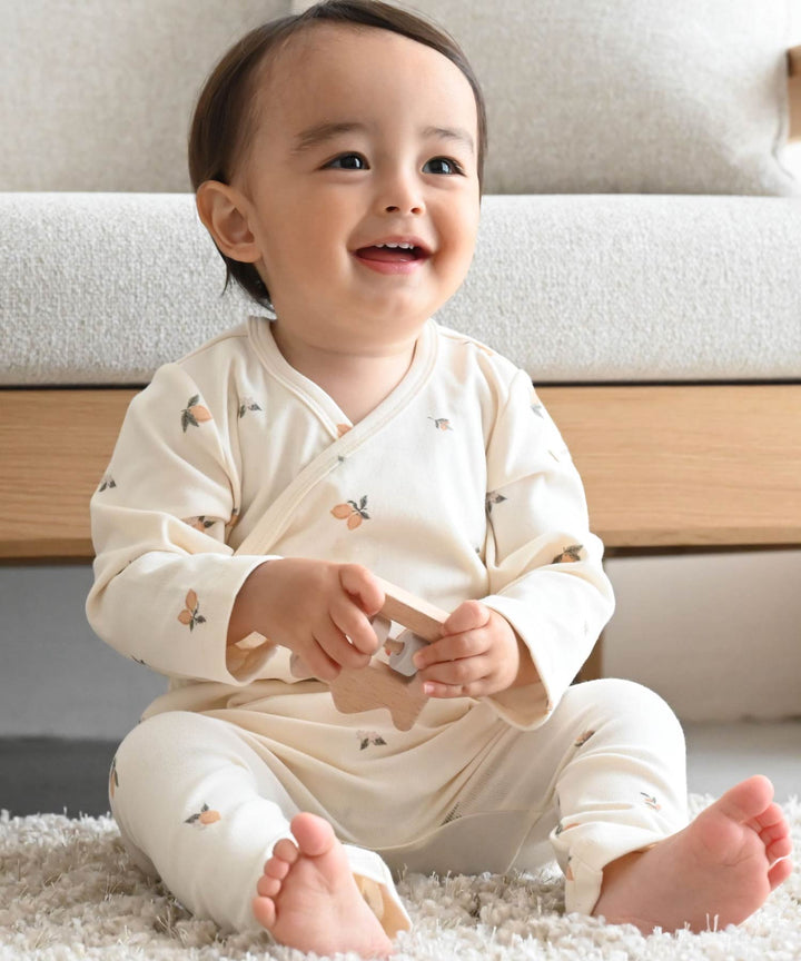 Long-Sleeve Romper Set (Top and Bottom)