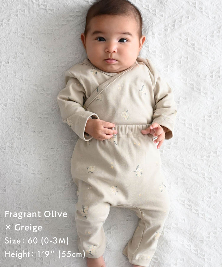 Long-Sleeve Romper Set (Top and Bottom)