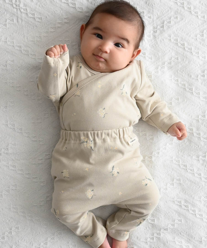 Long-Sleeve Romper Set (Top and Bottom)