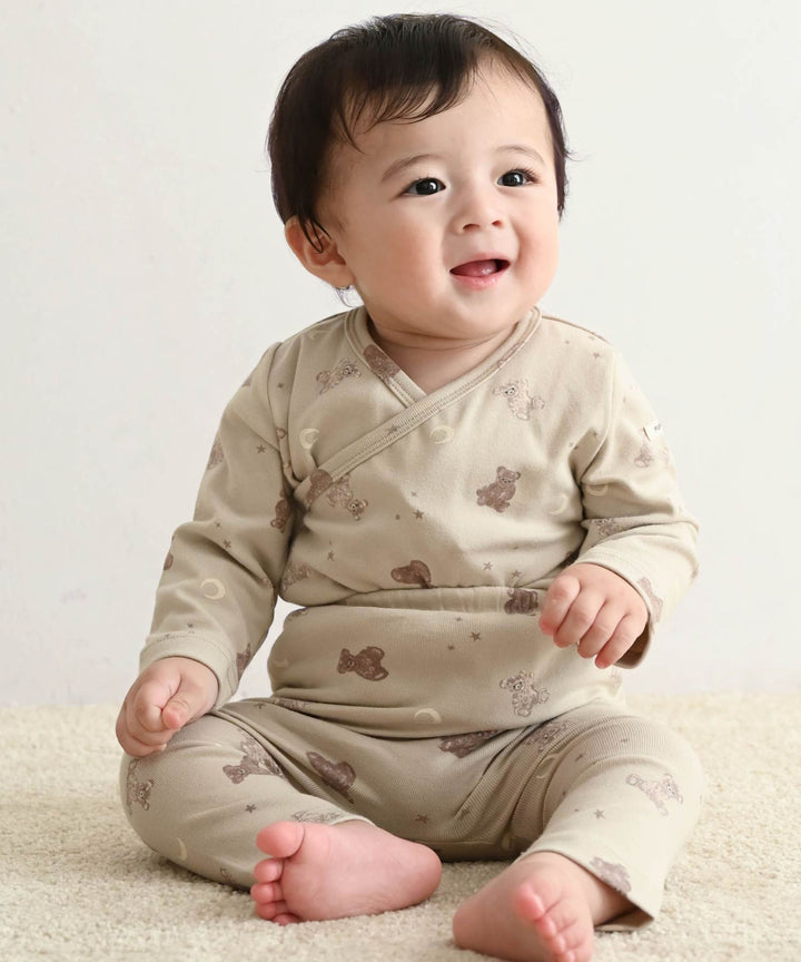 Long-Sleeve Romper Set (Top and Bottom)