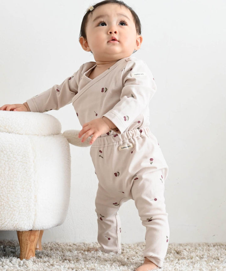 Long-Sleeve Romper Set (Top and Bottom)