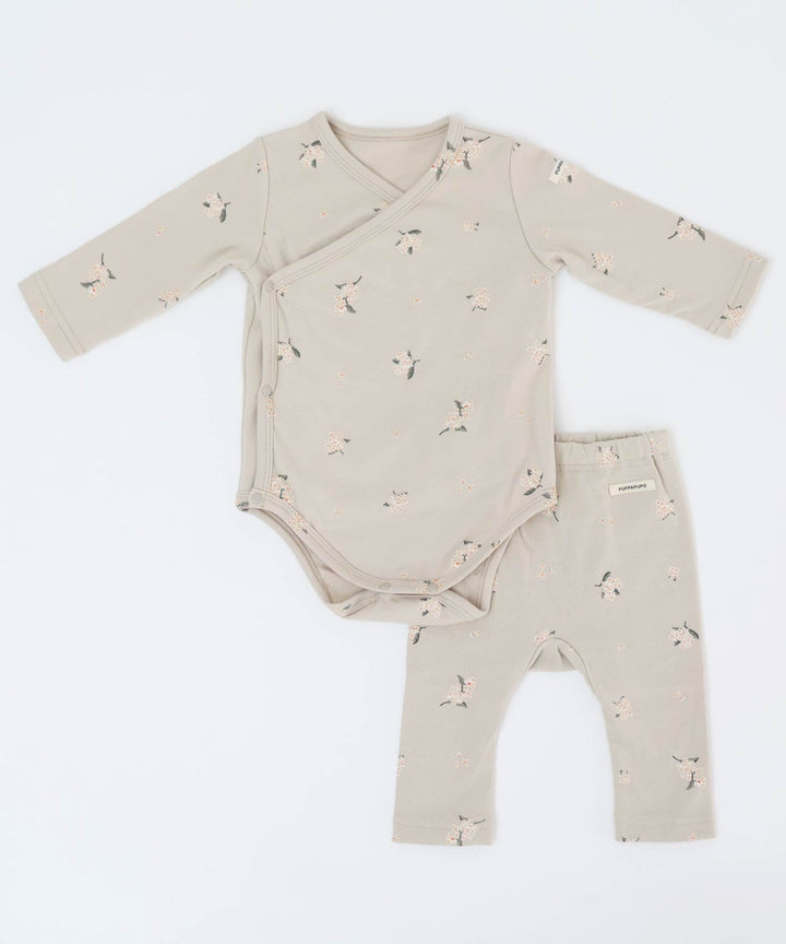 Long-Sleeve Romper Set (Top and Bottom)