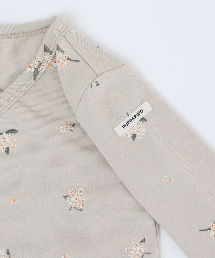 Long-Sleeve Romper Set (Top and Bottom)