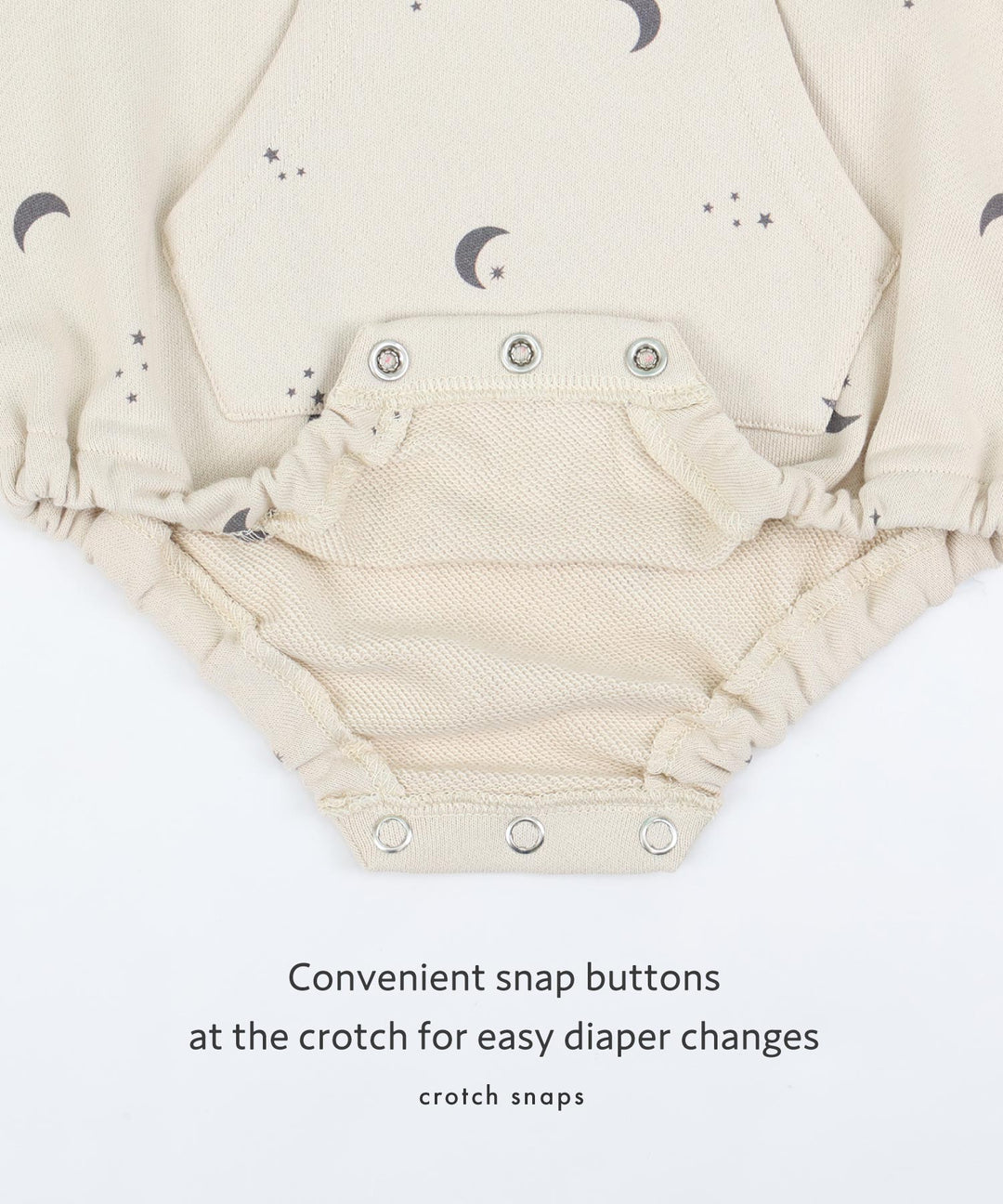 Long-Sleeve Romper with Bear Ears