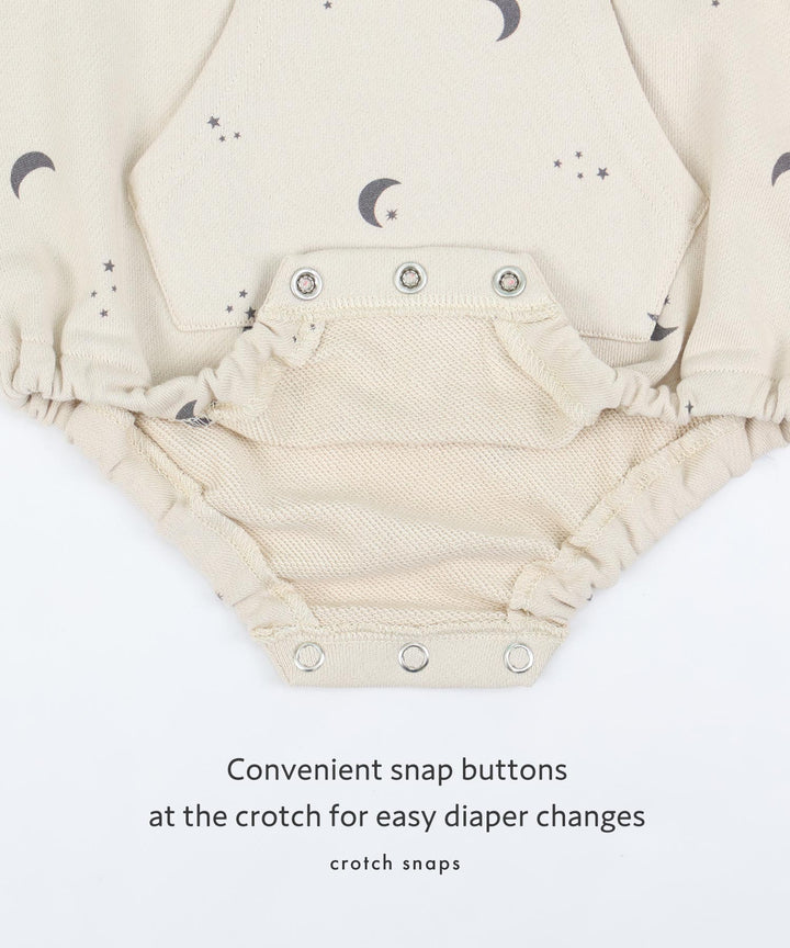 Long-Sleeve Romper with Bear Ears