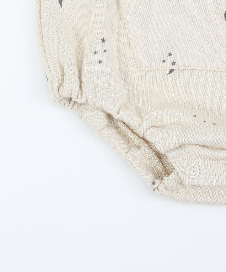 Long-Sleeve Romper with Bear Ears