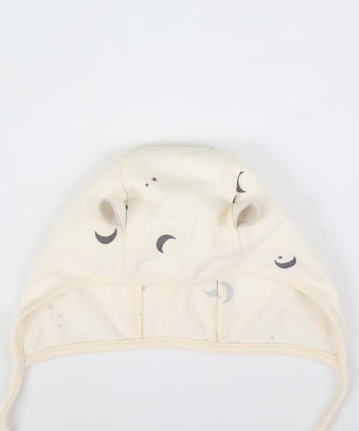 Long-Sleeve Romper with Bonnet