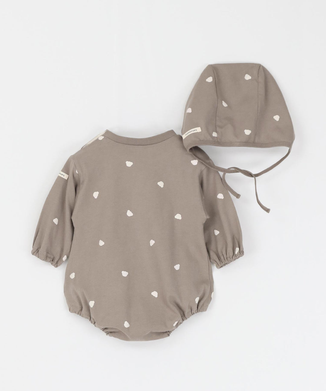 Long-Sleeve Romper with Bonnet