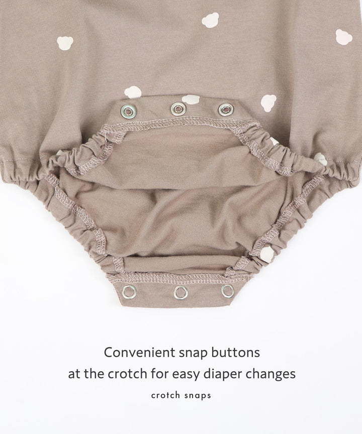 Long-Sleeve Romper with Bonnet