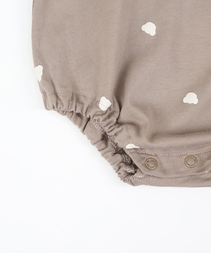 Long-Sleeve Romper with Bonnet