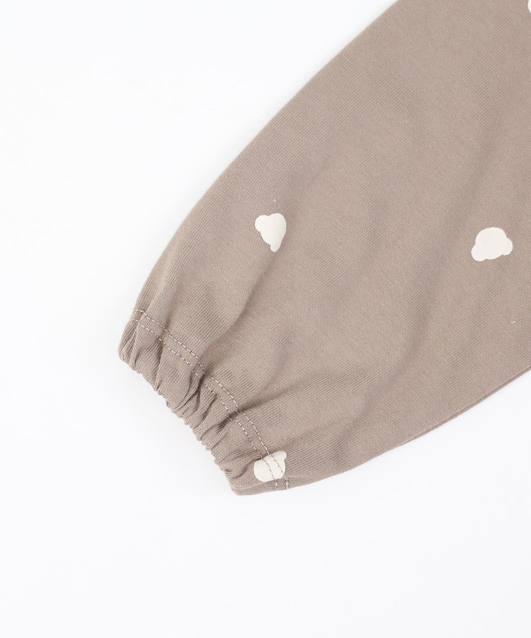 Long-Sleeve Romper with Bonnet