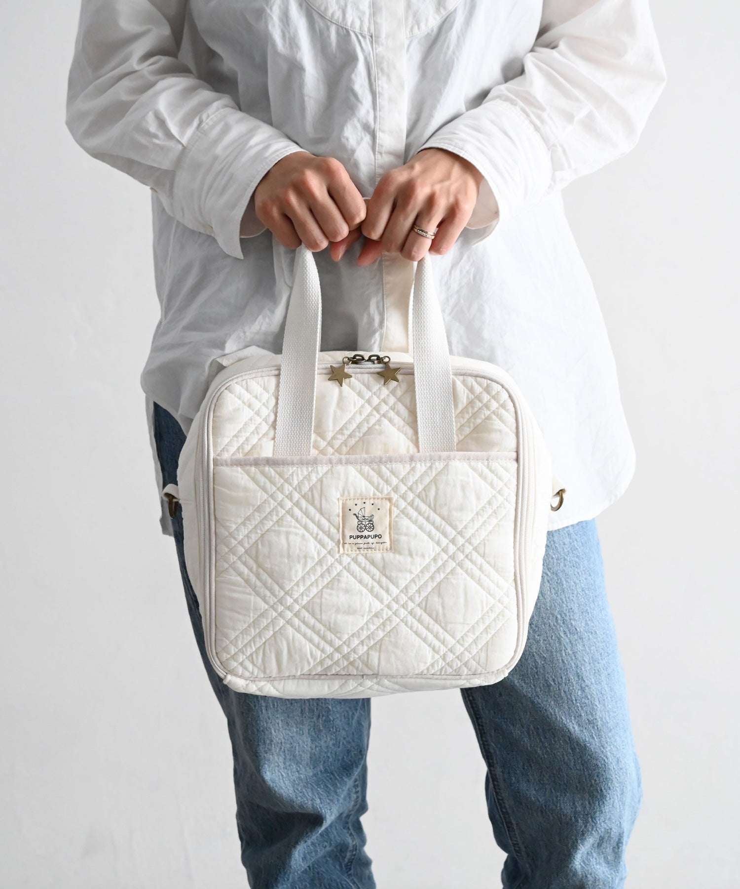 りーちゃん　ヌビバッグ　オフホワイト　パール Nubi Shoulder Bag – PUPPAPUPO OFFICIAL STORE