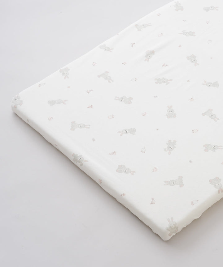 Baby Futon Mattress Fitted Sheet with No-Side Gusset (Jersey knit)